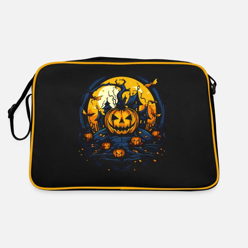 La maison hantée de la citrouille : Halloween Sac Retro