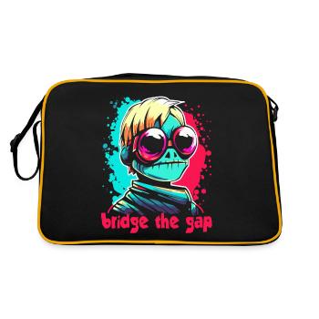 Cybernétique : Pont entre la grenouille et l’humain - Sac Retro - noir/or - Dos