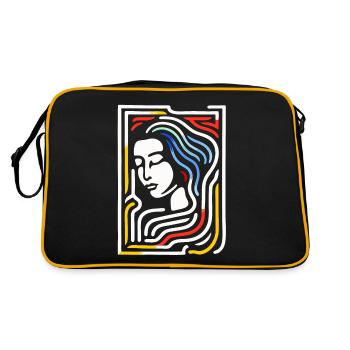 The Beautiful Labyrinth - Retro Bag - black/gold - Back