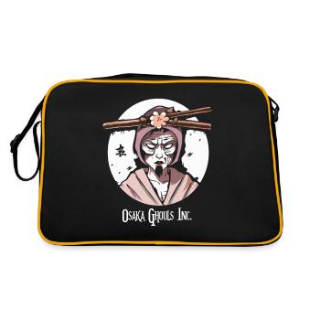 Dessin animé Manga Anime Osaka Goules - Sac Retro - noir/or - Dos