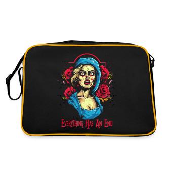 Tout a une fin, les roses et la beauté - Sac Retro - noir/or - Dos