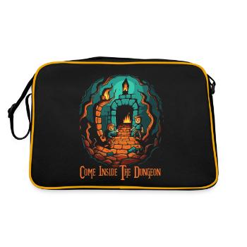 Entrez dans le donjon - Sac Retro - noir/or - Dos