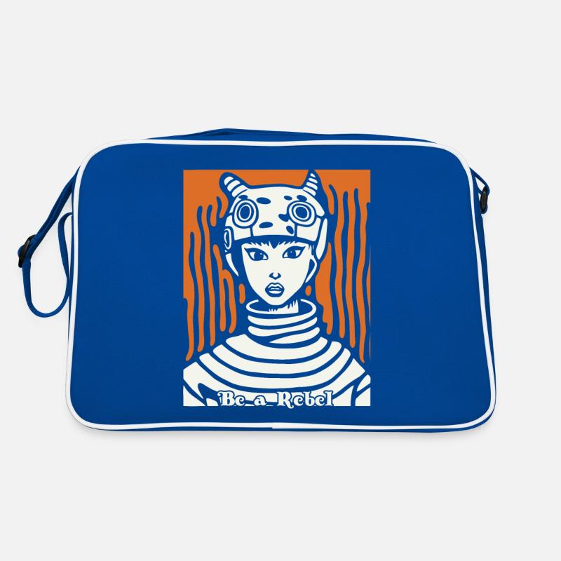 Sei ein Rebell der Kunst Retro Tasche