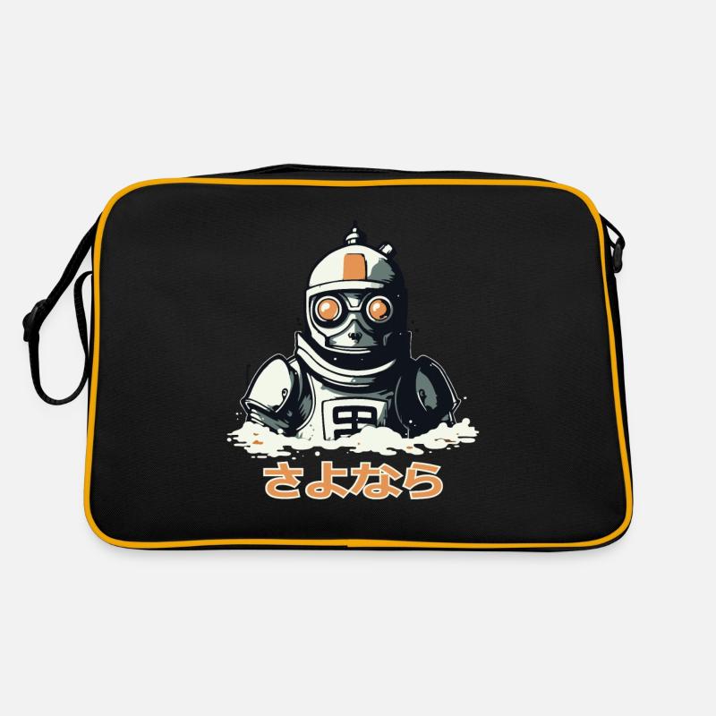 さよなら Farewell, a sinking robot Retro Bag