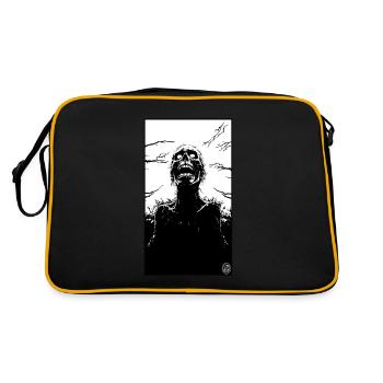 Horror Tales of Creepy Skeleton Horror - Retro Bag - black/gold - Back