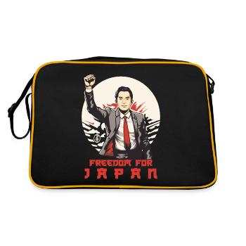 Liberté pour le Japon - Sac Retro - noir/or - Dos