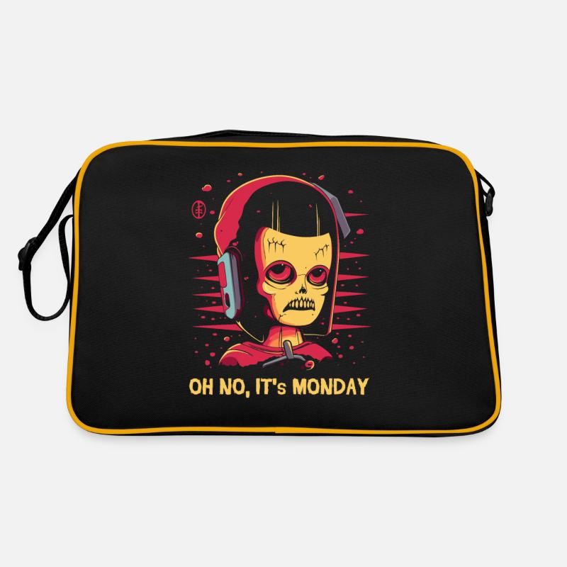 Oh no, it's Monday: office work Retro Bag