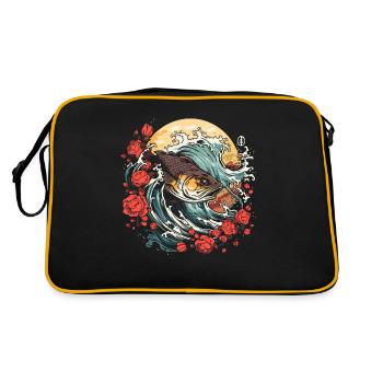 Like a fish in the sea - Retro Bag - black/gold - Back