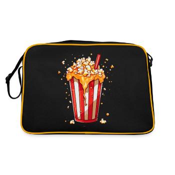 Cinema Stuff: Soda Drink, Honeyed Popcorn - Retro Bag - black/gold - Back