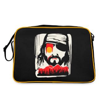 The Natural Wrestling Pirate of Art - Retro Bag - black/gold - Back