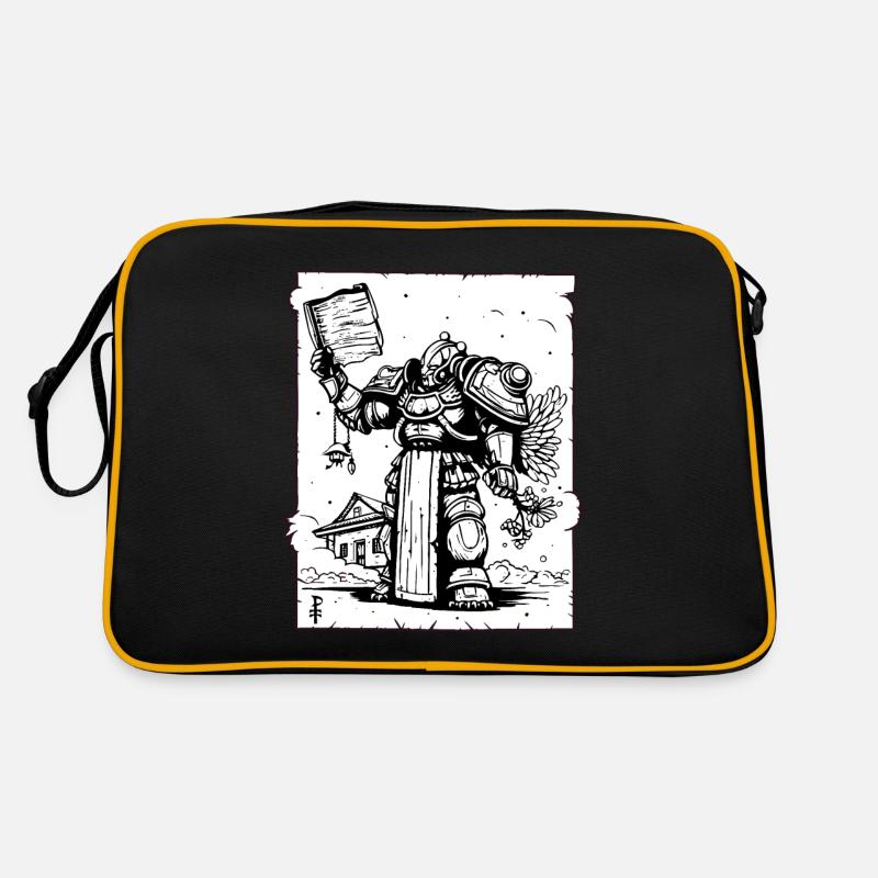 Japanischer Mega-Sakura-Rüstungs-Samurai Retro Tasche