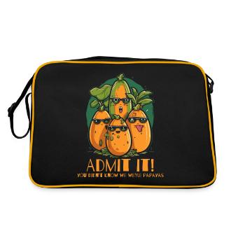 Avouez-le, nous sommes des papayes - Sac Retro - noir/or - Dos