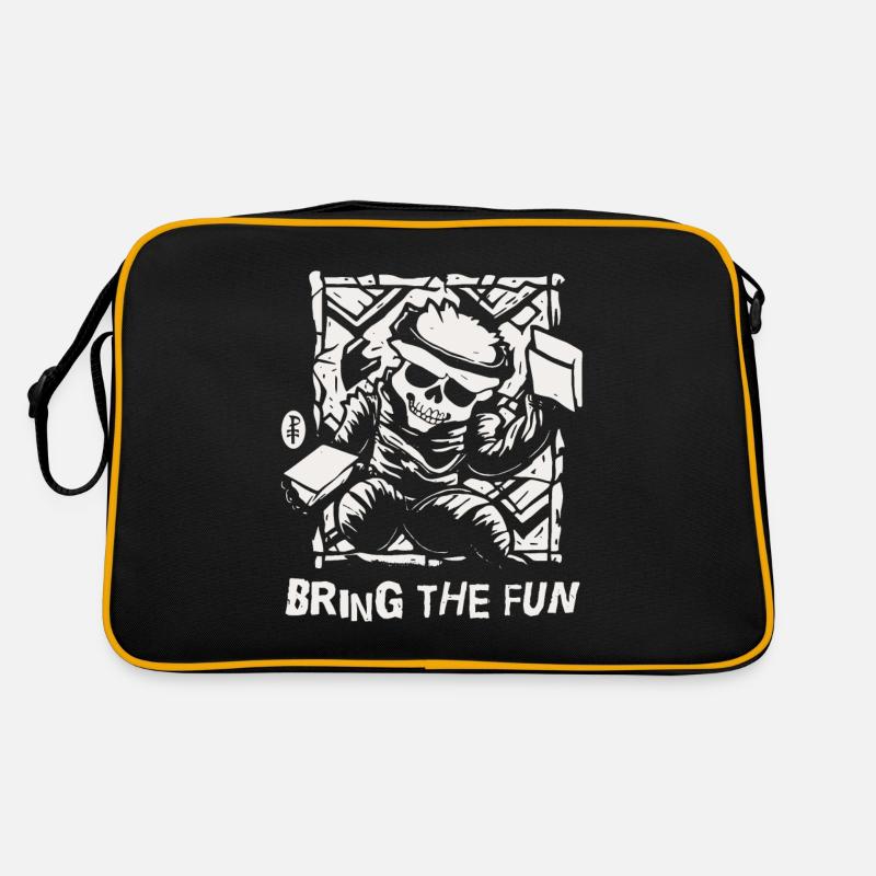 Bring den Spaß mit Retro Tasche