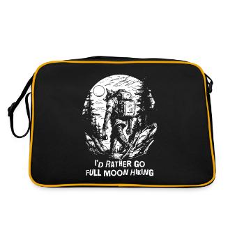 Le loup-garou part en randonnée à la pleine lune - Sac Retro - noir/or - Dos