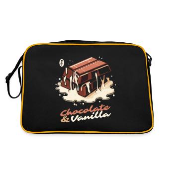 Chocolate and vanilla - Retro Bag - black/gold - Back