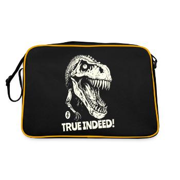 En vérité, un crâne de dinosaure - Sac Retro - noir/or - Dos