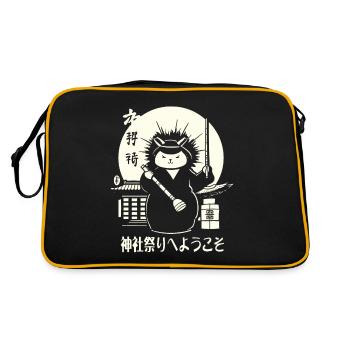 Welcome Shrine Festival: Japanese - Retro Bag - black/gold - Back