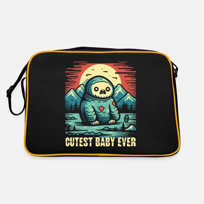 Das süßeste Baby aller Zeiten Retro Tasche