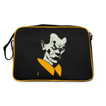 That's crap, the sad clown - Retro Bag - black/gold - Back