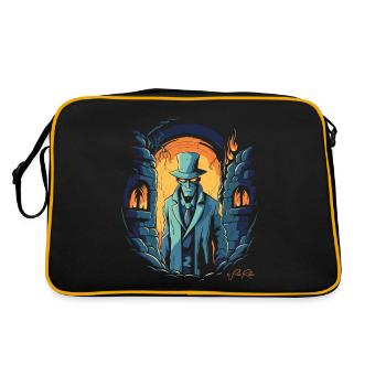 Der Detektiv: Film Noir Dungeon Edition - Retro Tasche - Schwarz/Gold - Hinten