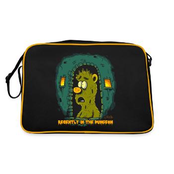 L’autre jour dans le donjon - Sac Retro - noir/or - Dos