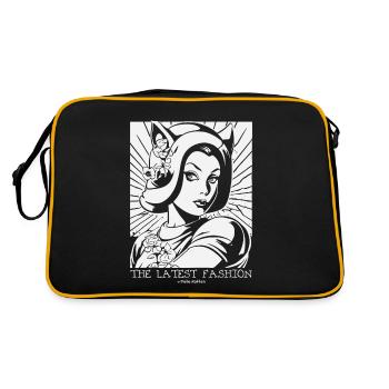 Cat Ears Hats: The Latest Fashion - Retro Bag - black/gold - Back