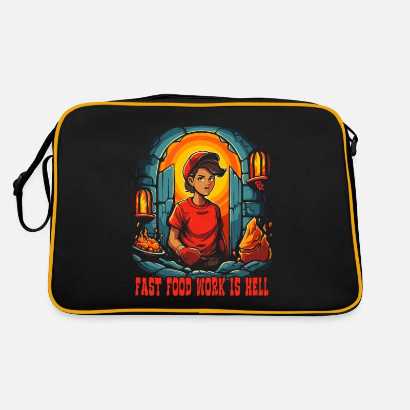 Le travail dans la restauration rapide, c’est l’enfer Sac Retro