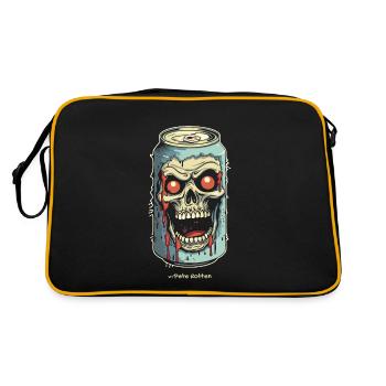 La canette de soda Horror Skull - Sac Retro - noir/or - Dos