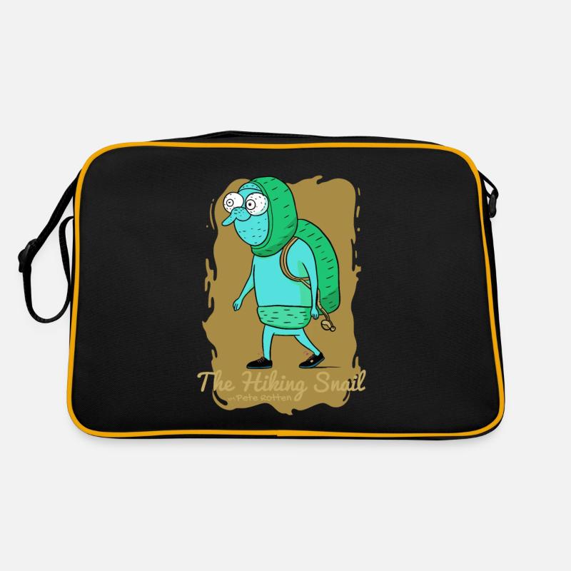 Der Wandernde Schnecke Retro Tasche