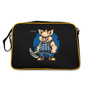 Proud Craftsman: Pride of the Working Class - Retro Bag - black/gold - Back