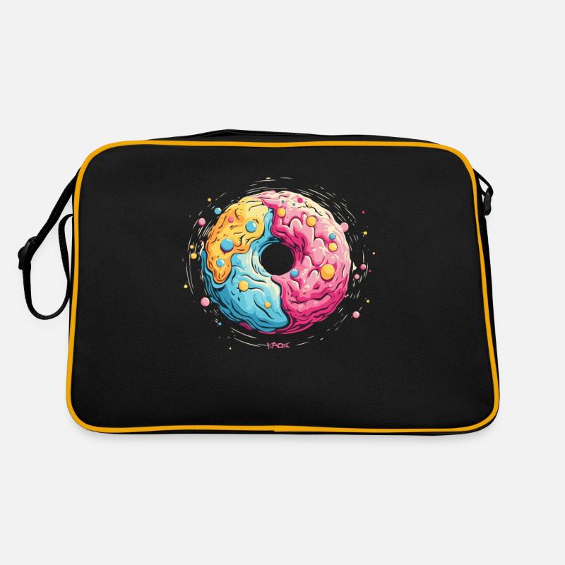 Une galaxie de beignets Sac Retro