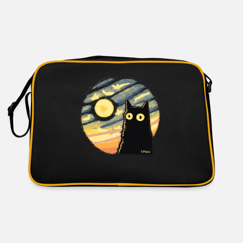 Etoiles clair de lune chat de lune Sac Retro