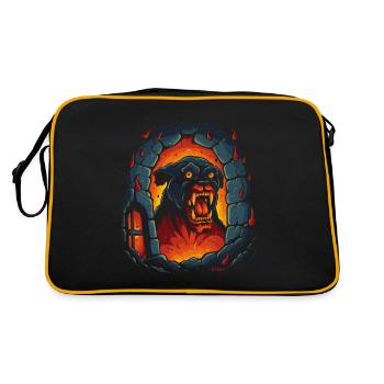 Hellhound, le Chien du Donjon de l’Enfer - Sac Retro - noir/or - Dos