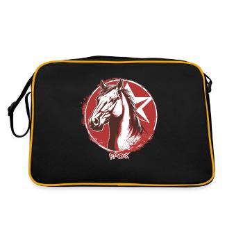 Big Star Propaganda Horse - Retro Bag - black/gold - Back