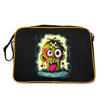 Protect the entrance to the dungeon Zombie Pirate - Retro Bag - black/gold - Back