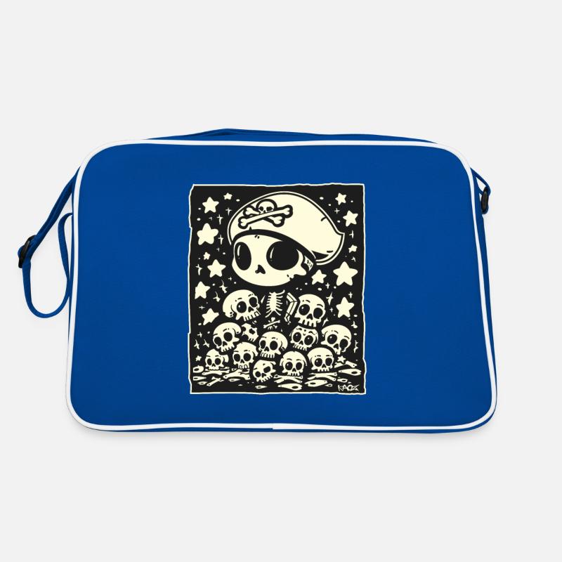 Crâne de pirate Chibi Sac Retro