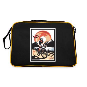 The loneliness of the racing cyclist - Retro Bag - black/gold - Back
