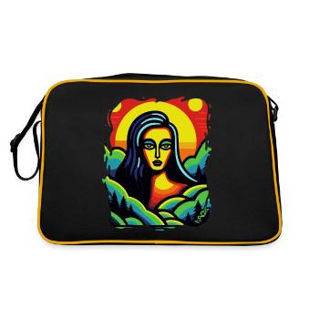 The goddess of nature - Retro Bag - black/gold - Back