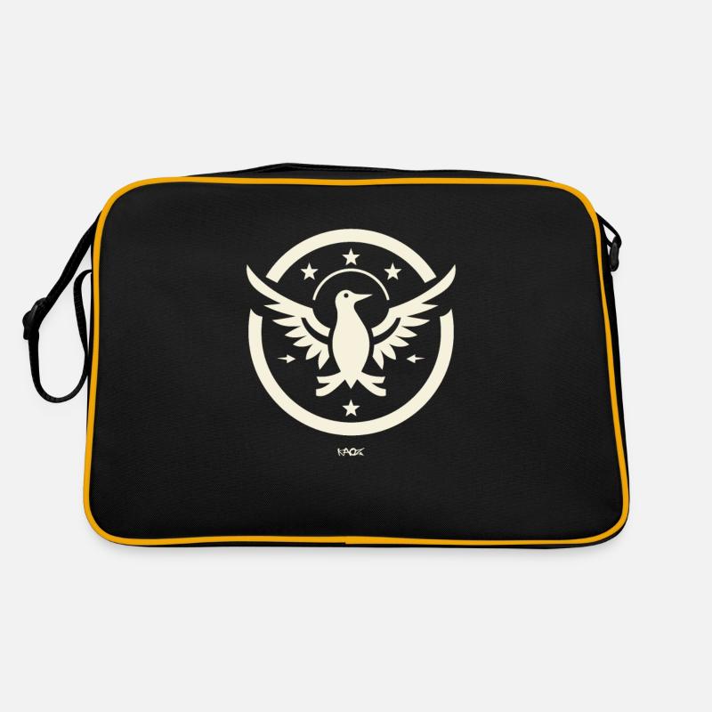 Frieden, ihr Vögel! Retro Tasche