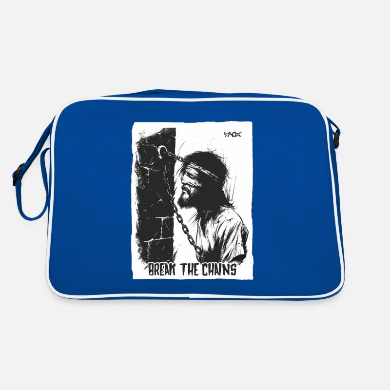 Suffering man, break the chains Retro Bag