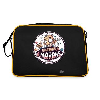 Mad Science Nerd Neutrons and Suckers - Retro Bag - black/gold - Back