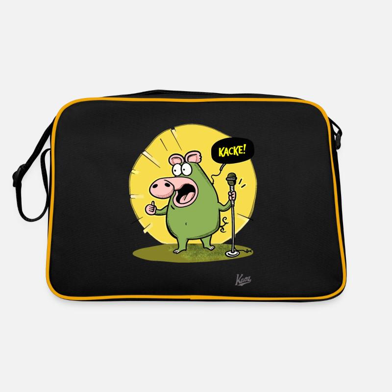 Funny Pig: Comedy and Poop Retro Bag