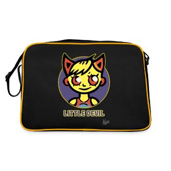 Little devil or little she-devil - Retro Bag - black/gold - Back