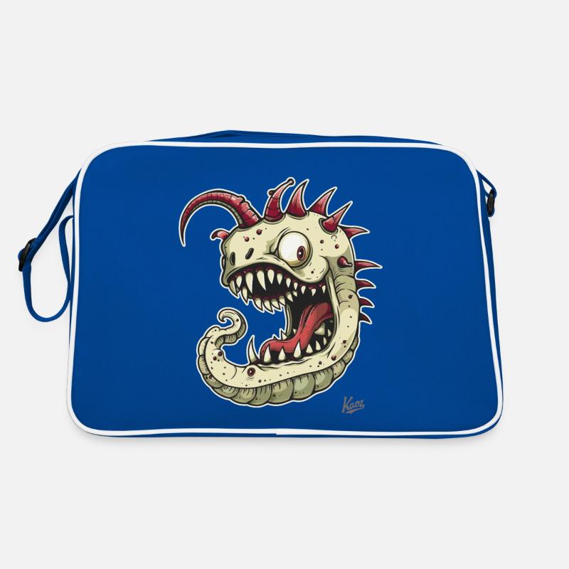 A strong, strange monster worm Retro Bag