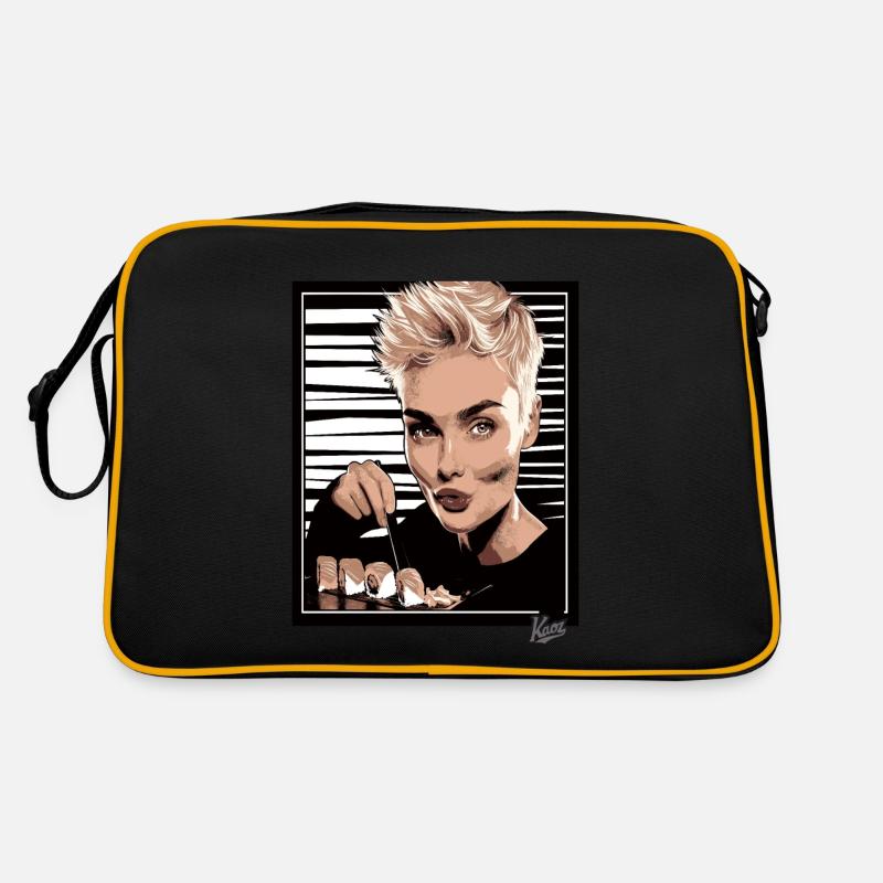 Coupe Pixie et délicieux sushis tendance Sac Retro