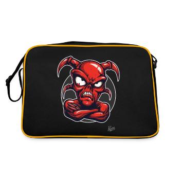 Little Demon : Le diable en a assez - Sac Retro - noir/or - Dos