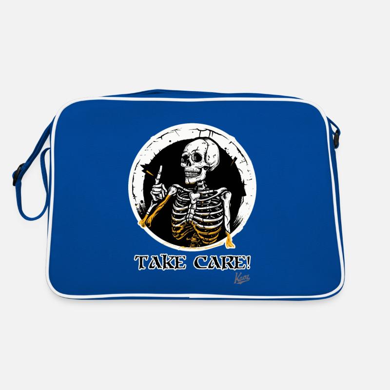 Conseil du Crâne de Squelette : Attention ! Sac Retro