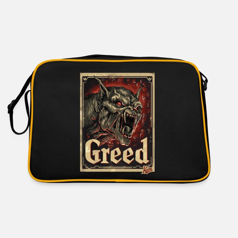 Créature infernale – Monstre de cupidité Sac Retro