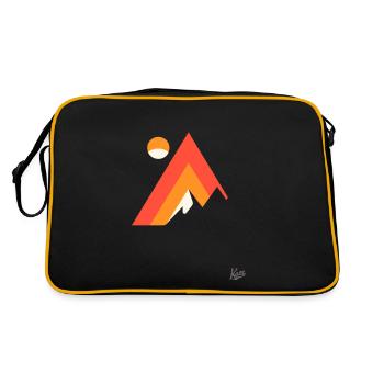 Montagne et nature - Sac Retro - noir/or - Dos