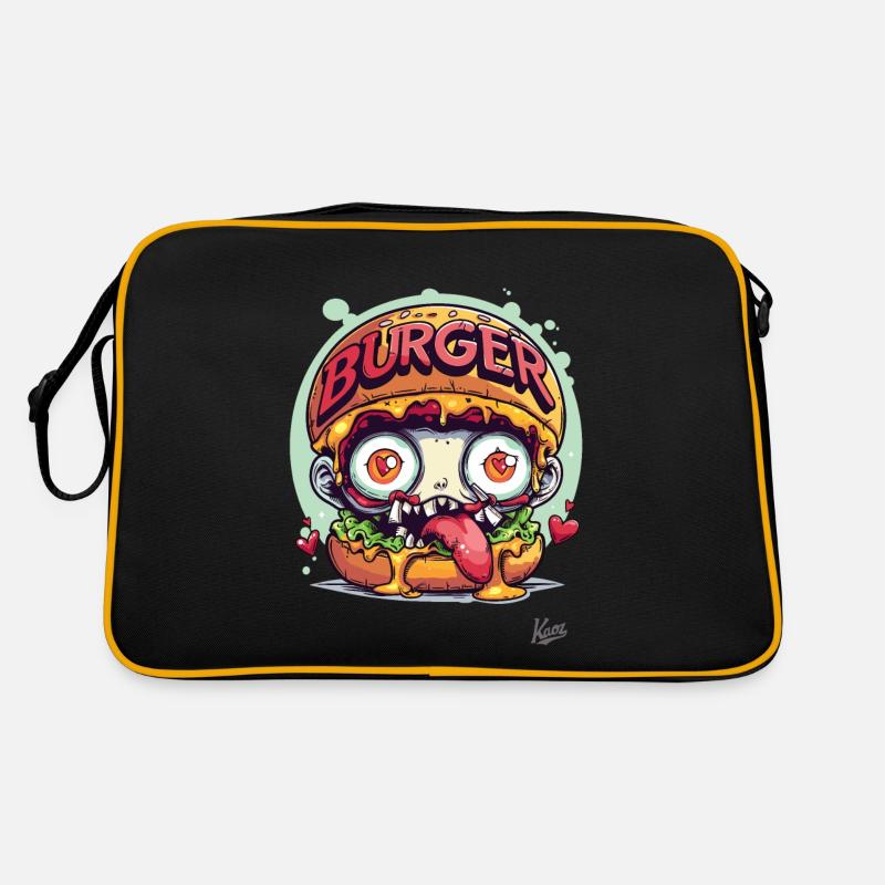 Zombie Burger: For the undead with an appetite Retro Bag